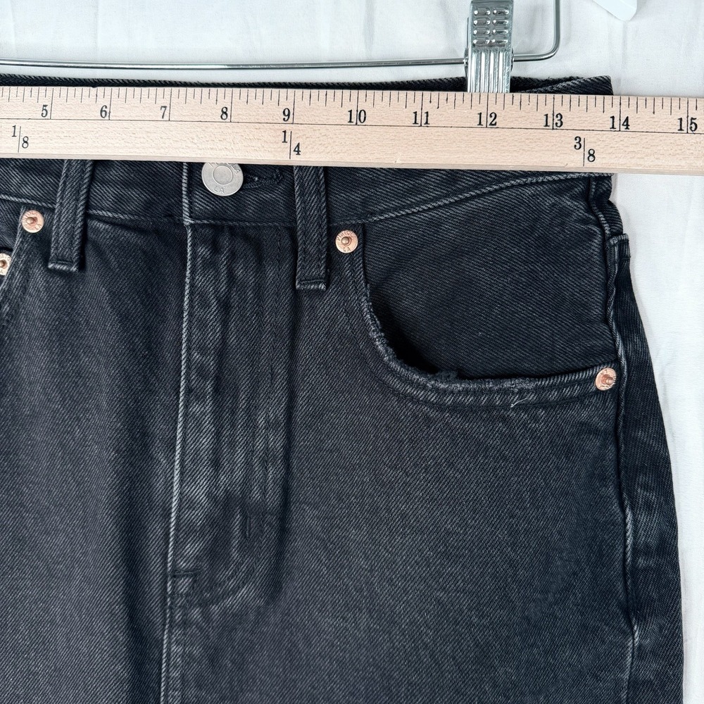 Pistola ALICE Los Angeles Black Denim Midi Skirt HIGH RISE SZ-26-NWT Cotton - Picture 11 of 16